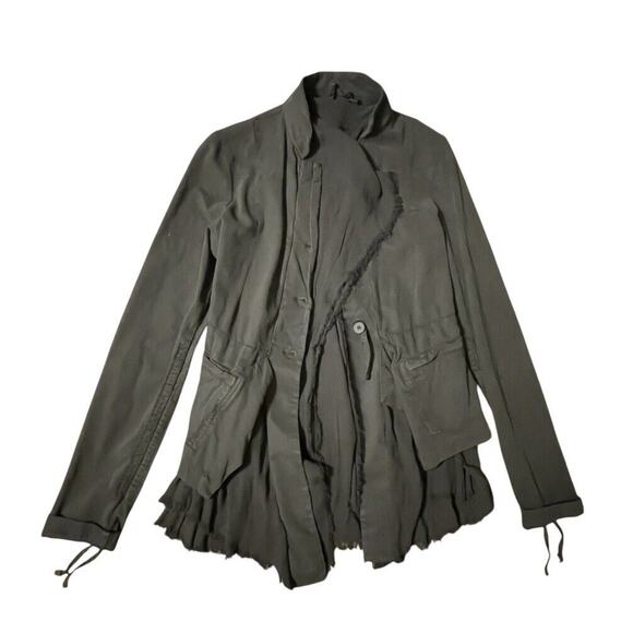 Pal Offner Jacket Womens Size Small/2 Black Designer Lined Button Germany $594 - Picture 3 of 6